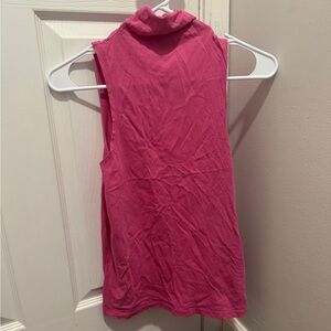 J crew Sleeveless Pink Women's Top high neck